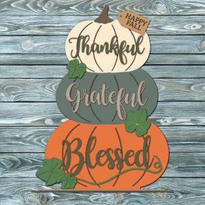 Thankful Grateful Blessed